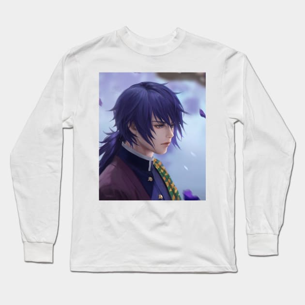 Evil Slayer Corp Giyu Long Sleeve T-Shirt by Valoka